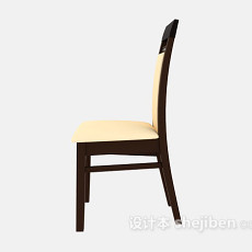 木椅子3d模型下载