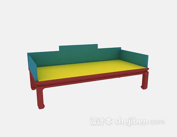 中式风格中式沙发3d模型下载