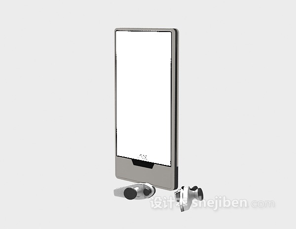 免费手机蓝牙耳机3d模型下载