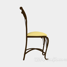 欧式风格椅子3d模型下载