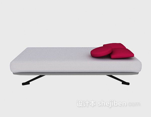 休闲床垫3d模型