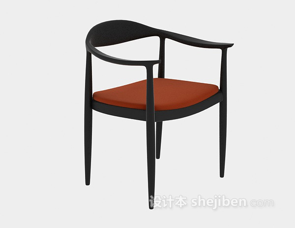 免费木椅3d模型下载