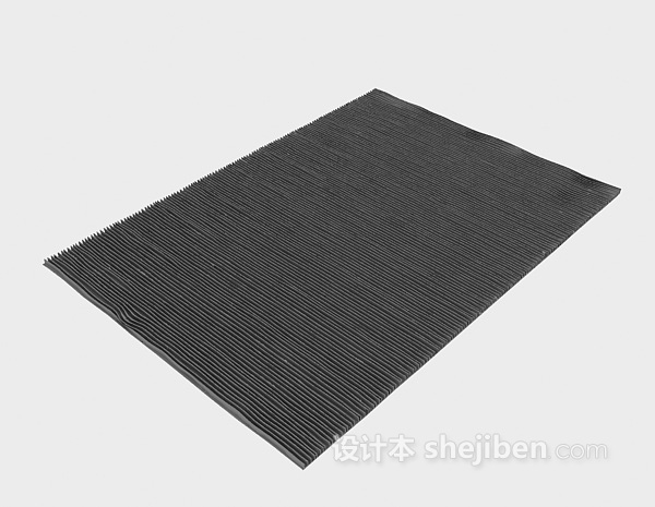 灰色地毯3d模型下载