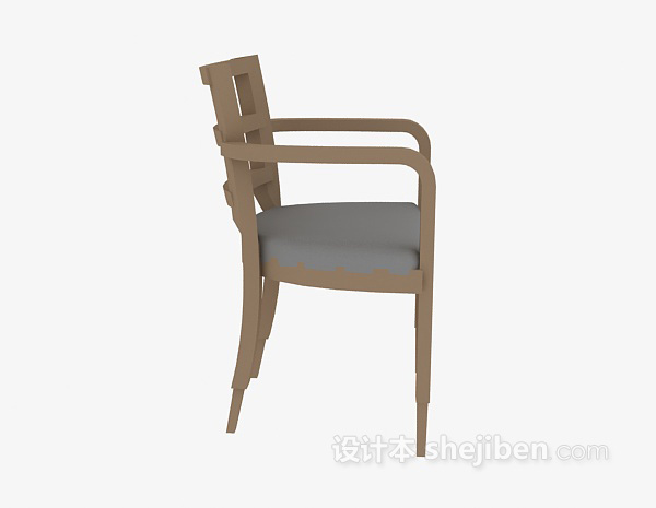 木质家居椅3d模型