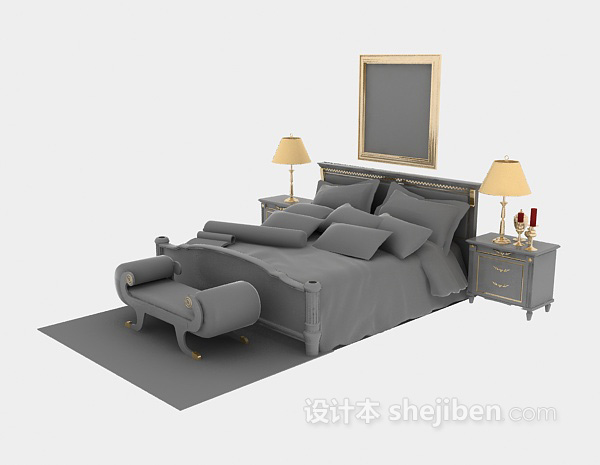 欧式家具3d模型下载