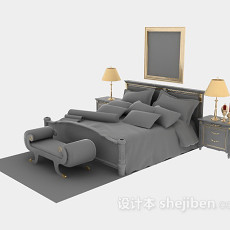 欧式家具3d模型下载