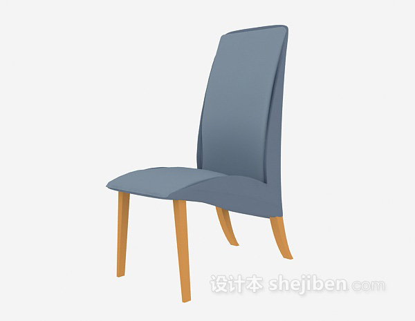 欧式木椅3d模型下载