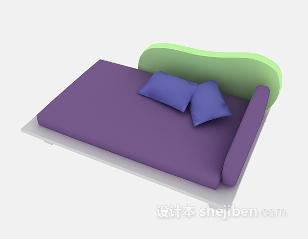 免费单人躺椅沙发3d模型下载
