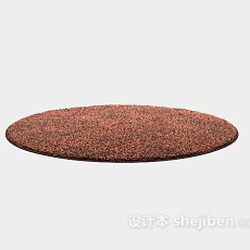圆形地毯3d模型下载