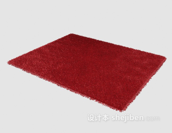 红色地毯3d模型下载