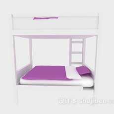 宿舍上下铺床3d模型下载