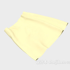 黄色短裙3d模型下载