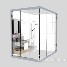 玻璃淋浴房3d模型下载