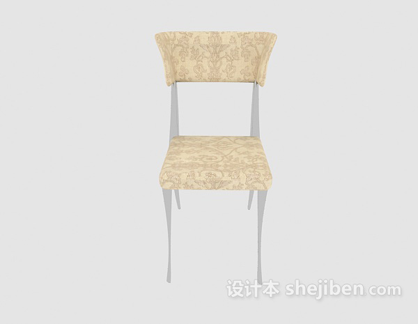 欧式风格时尚欧式家居椅3d模型下载