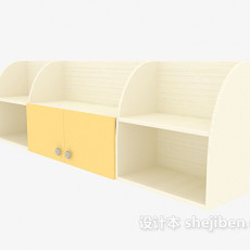 浅色厨房壁柜3d模型下载