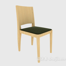 田园风格餐椅3d模型下载