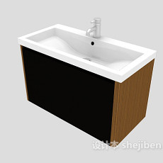 洗手柜3d模型下载