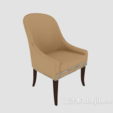 美式家庭休闲椅3d模型下载