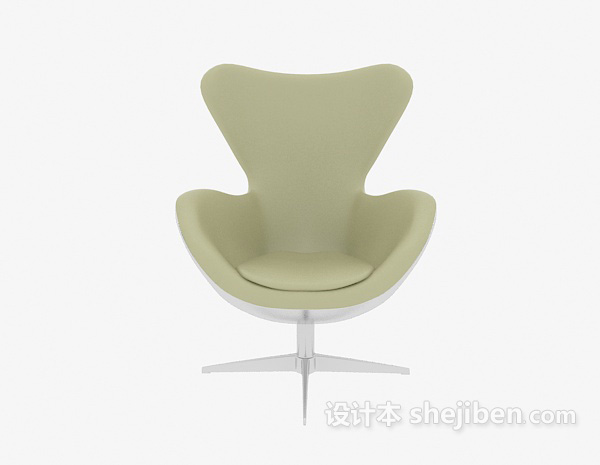 现代风格现代天鹅椅3d模型下载