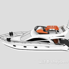 海上交通游艇3d模型下载