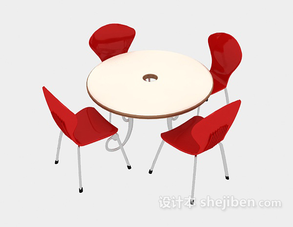 现代风格简约桌椅组合
