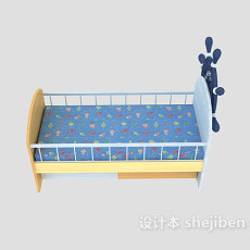 婴幼儿摇篮床3d模型下载