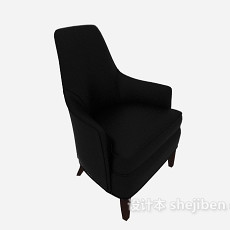 高背沙发软椅3d模型下载