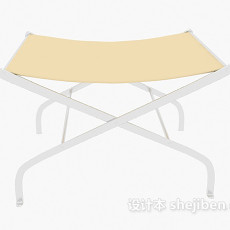 单人折叠椅3d模型下载