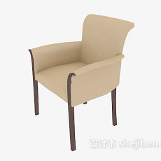 家居扶手休闲椅3d模型下载