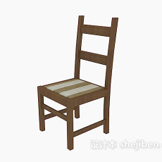 简易风格椅子3d模型下载