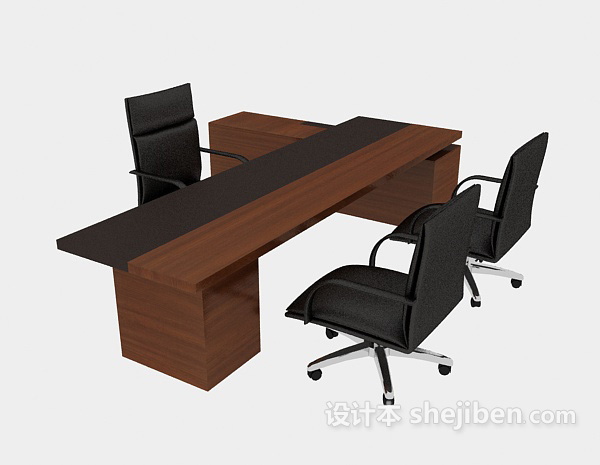 木质简约办公桌椅