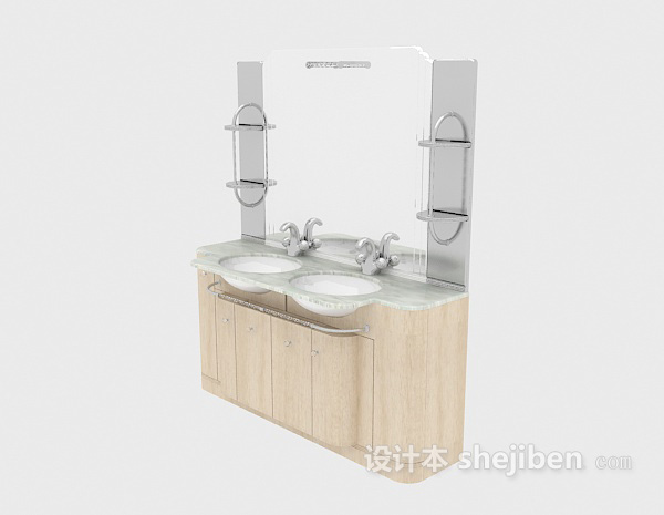 酒店浴柜3d模型下载