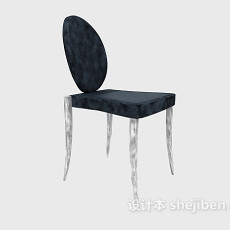 欧式简约梳妆椅3d模型下载