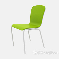 塑料休闲椅3d模型下载