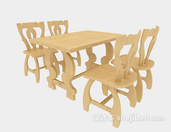 实木桌椅组合