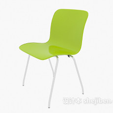 塑料椅3d模型下载