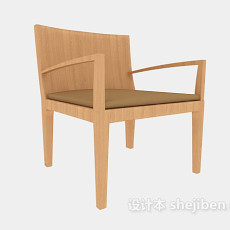 简约家庭休闲椅3d模型下载
