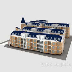 房屋样板房3d模型下载