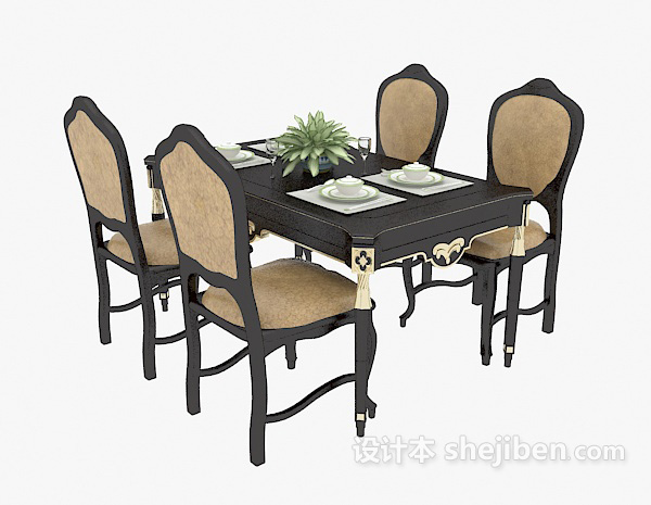 欧式餐桌餐椅