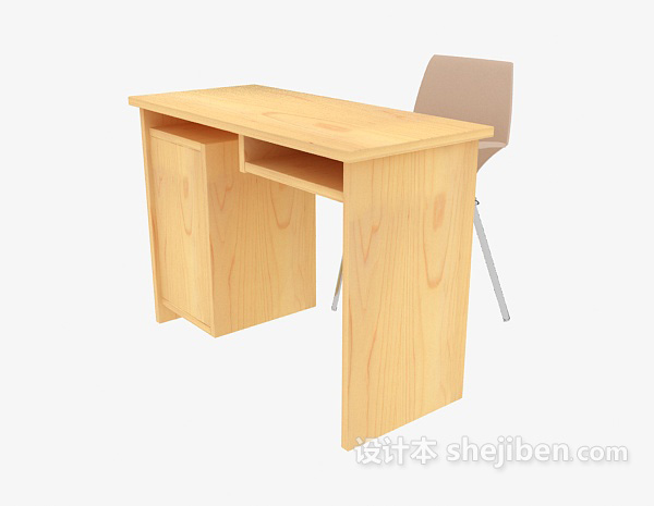实木小书桌