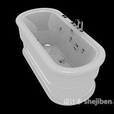 家居按摩浴缸3d模型下载