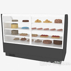 商场冰柜3d模型下载