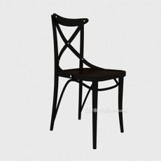 黑色餐椅3d模型下载