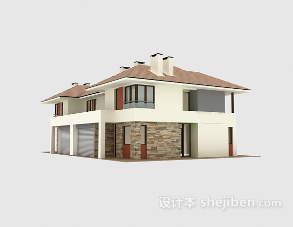 家居房屋建筑3d模型下载