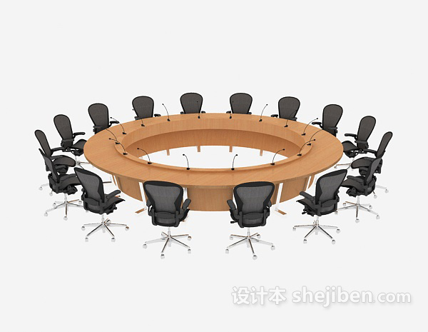 大型圆形会议桌椅