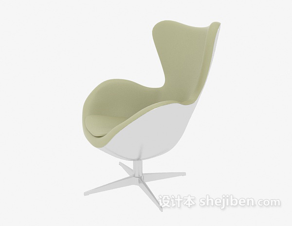 现代天鹅椅3d模型下载