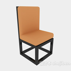 中式高背椅3d模型下载