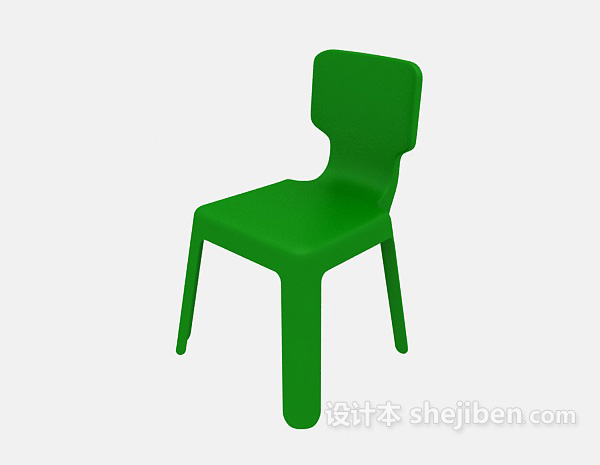绿色儿童椅子
