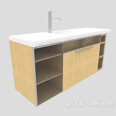 厨房整体橱柜3d模型下载