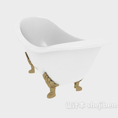 小型浴缸3d模型下载